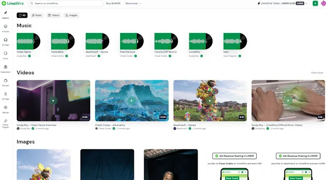 LimeWire Reemerges as a Pioneering Generative AI and Web3 Content Platform, Bridging Creative Innovation with Digital Ownership and Monetization