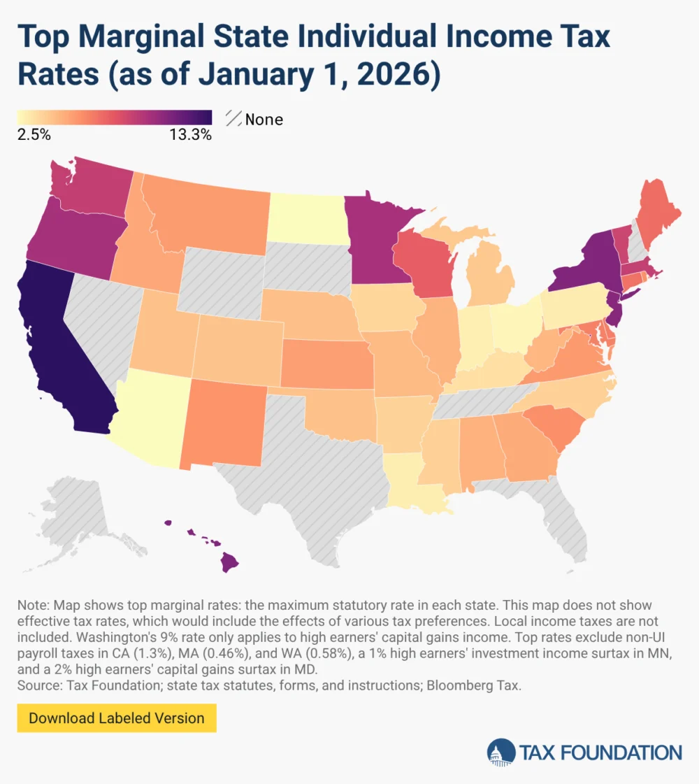 2026 State Individual Income Tax Structures